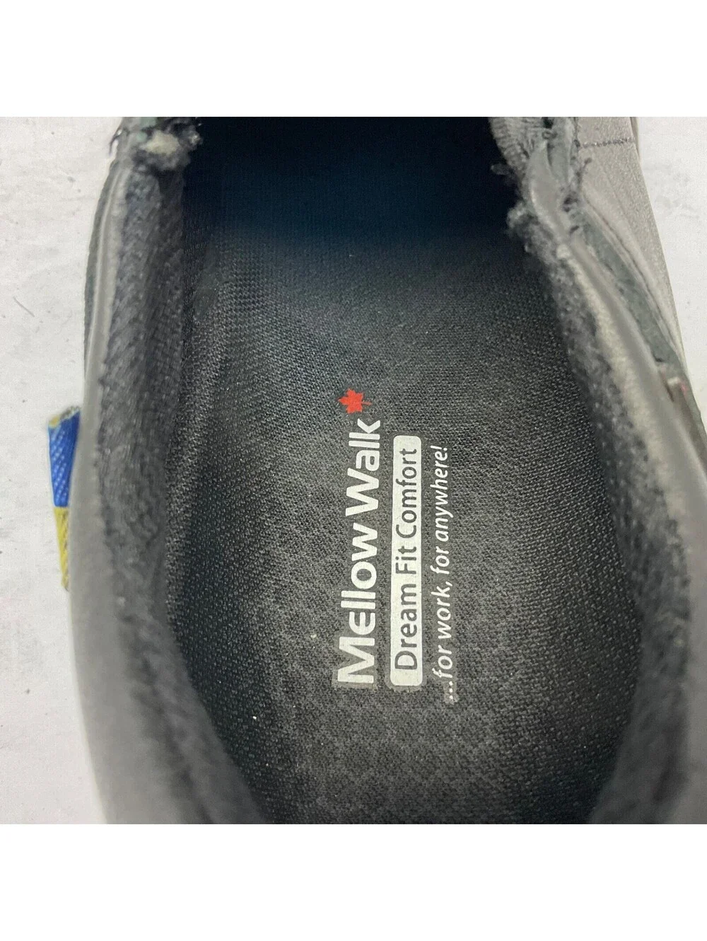 Mellow Walk Women's Jamie Steel Toe Slip-On Work Shoes 4085 Black Size 8E